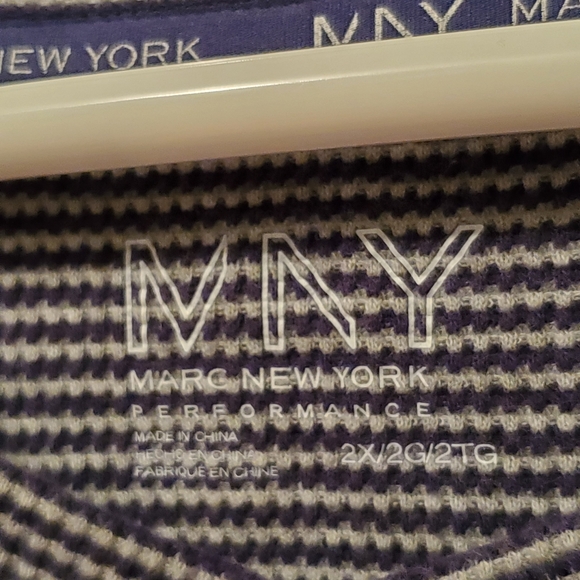 Layered Blue Striped Top - Picture 3 of 5